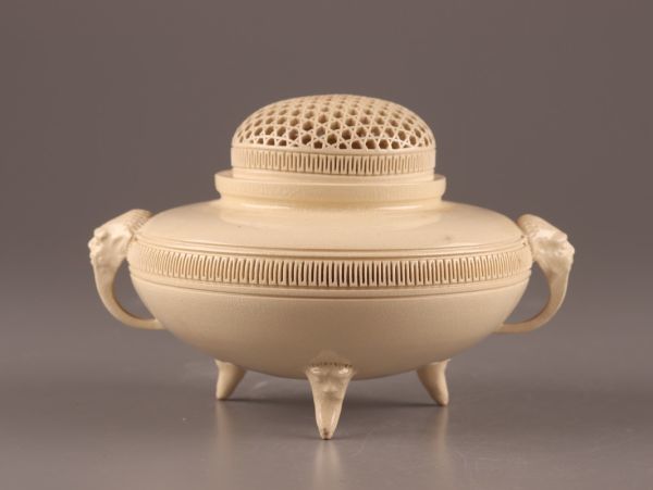 古美術 薩摩焼 香炉 在銘 時代物 極上品 初だし品 C0468