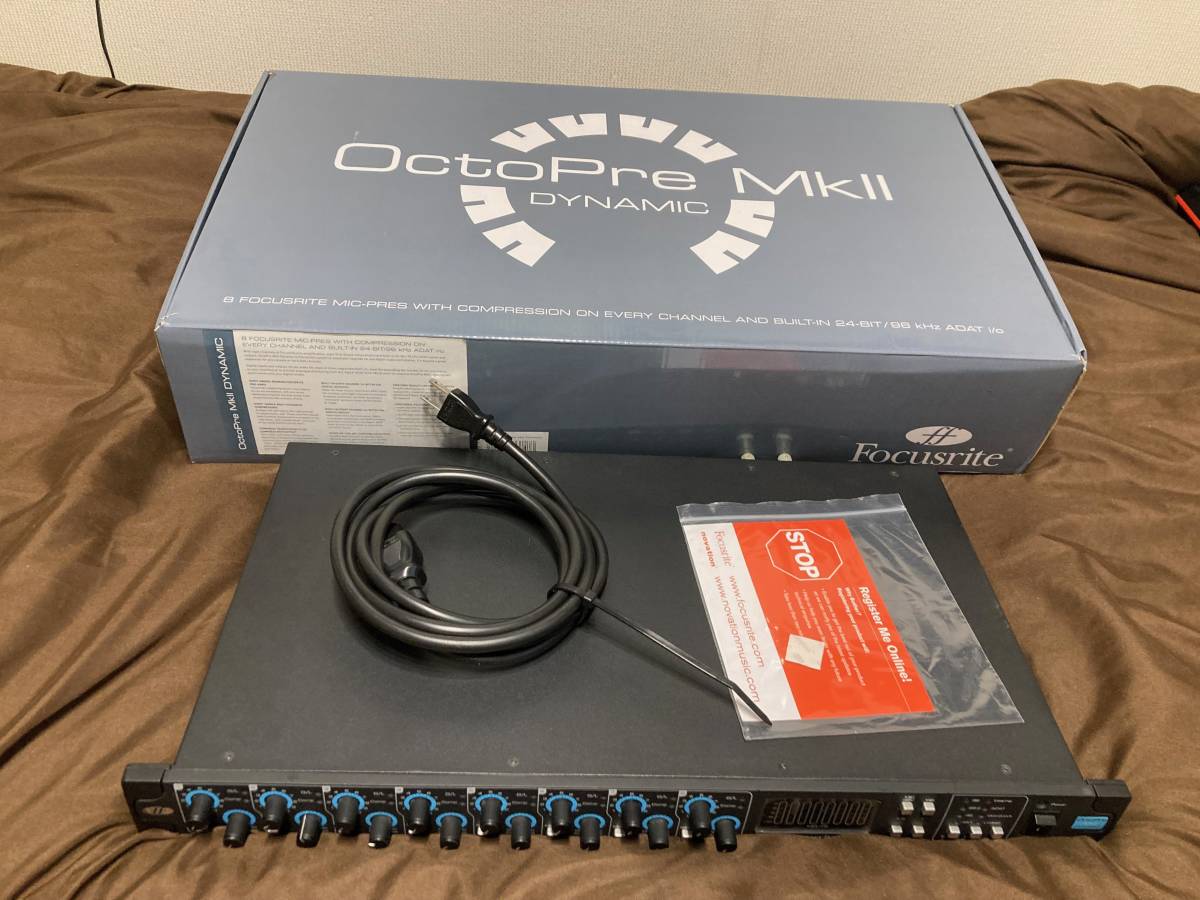 中古 Focusrite フォーカスライト OctoPre MKⅡ Dynamic マイク