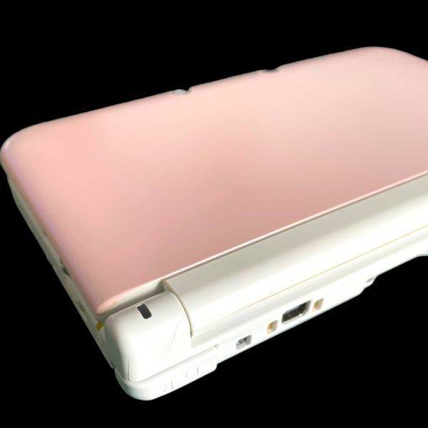 ニンテンドー 3DSLL ピンク×ホワイト 本体 タッチペン 動作確認済 初期