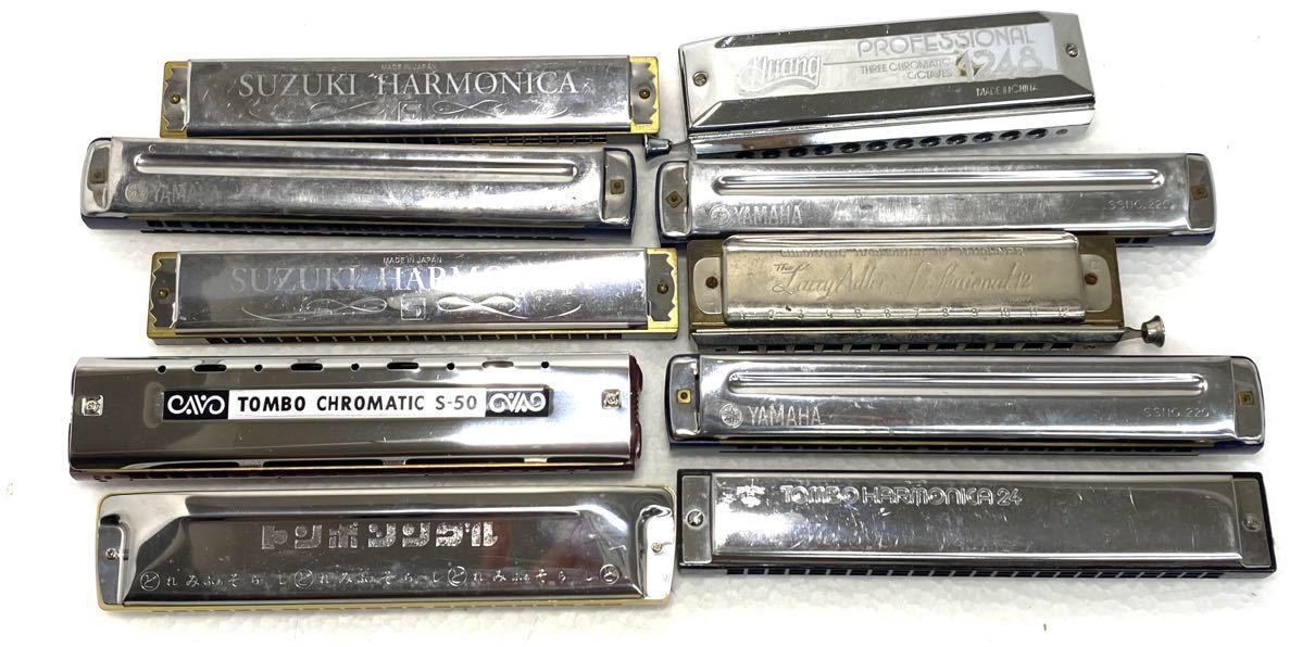 ハーモニカ 30台 まとめ YAMAHA TOMBO SUZUKI HARMONICA HOHNER HUANG 