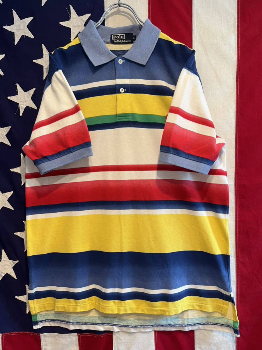 ☆Polo by Ralph Lauren☆ポロラルフローレン☆マルチボーダー 
