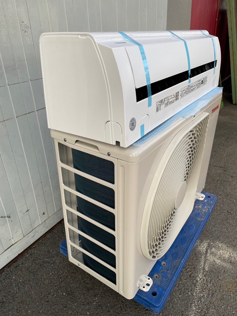 品 東芝TOSHIBA 2.8kw ルームエアコン RAS-2812T 2022年製 単相100V 10 