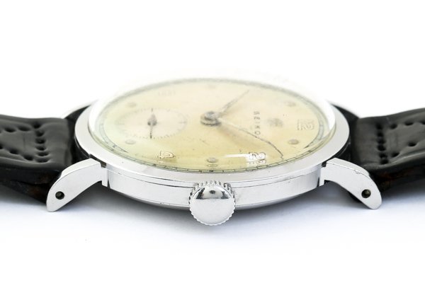 SEIKO セイコー 1741 Sマーク 手巻 スモセコ アイボリー文字盤 メンズ 