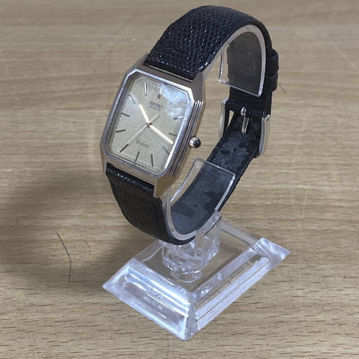 A53 希少 稼働品 SEIKO DOLCE スクエア型 80年代ヴィンテージ（SEIKO 