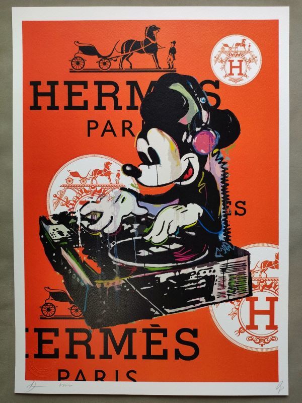 DEATH NYC アートポスター19 【限定100枚】 Mickey Mouse ミッキー 