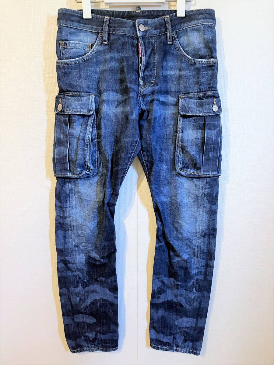 希少 DSQUARED2 ディースクエアード M.B.JEAN 迷彩 カモフラージュ