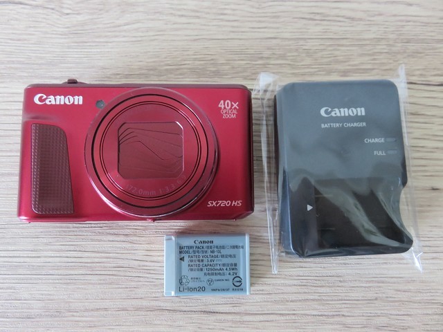Canon SX720 HS 赤 40倍光学ズーム　2台セット　ジャンク Canon SX720 HS 赤 40倍光学ズーム 2台セット ジャンク Canon