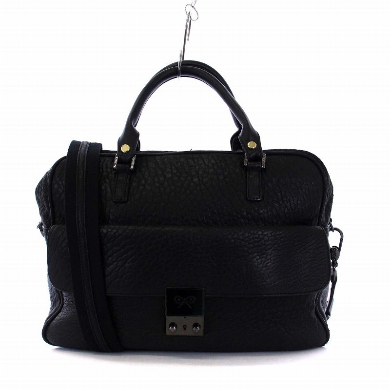 アニヤハインドマーチ ANYA HINDMARCH カーカー ハンドバッグ ボストン