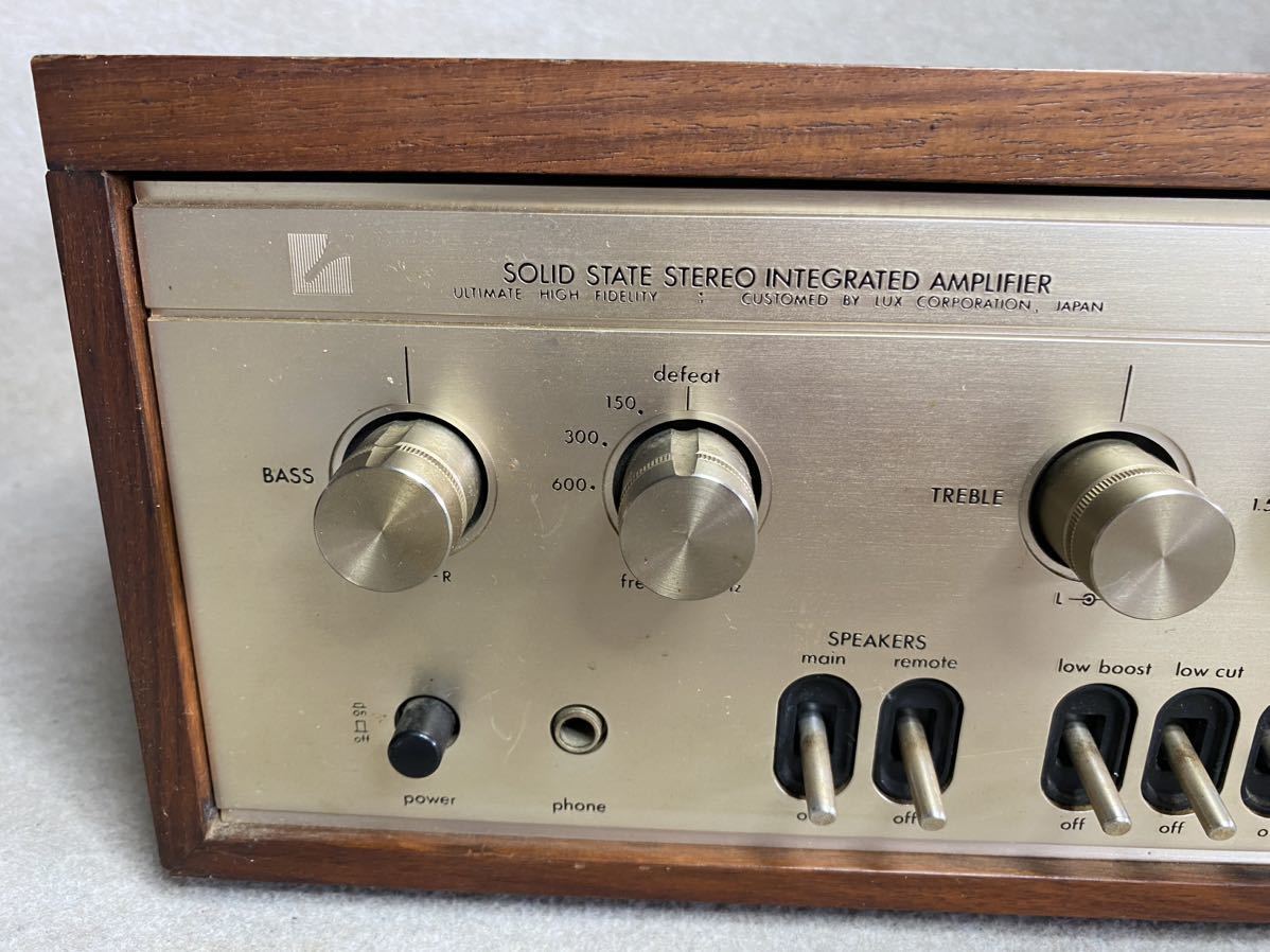 ☆ LUXMAN SOLID STATE STEREO INTEGRATED AMPLIFIER ラックスマン L