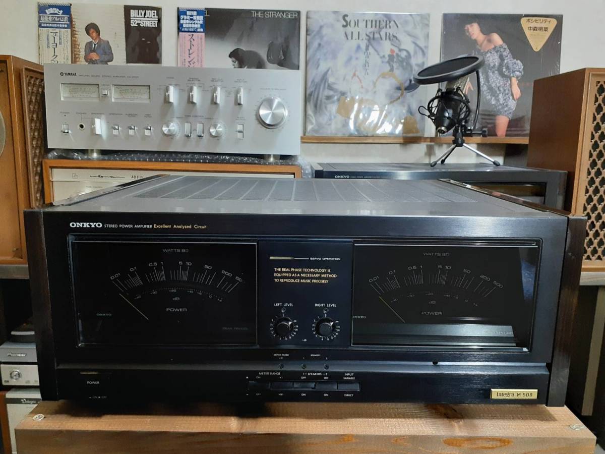 完動品 名機ONKYOオンキョー パワーアンプ オーディオ機器 ONKYO