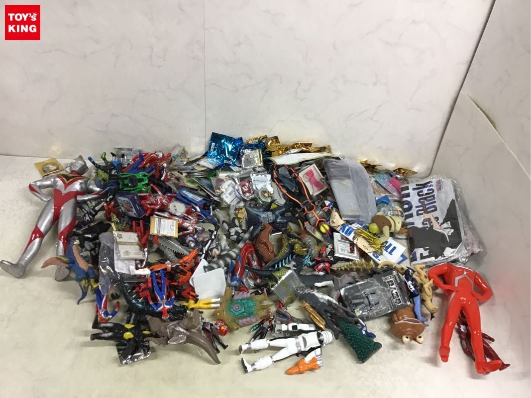1円〜 同梱不可 ジャンク 仮面ライダーフォーゼ、ウルトラセブン、うたのプリンスさまっ他 ソフビ等