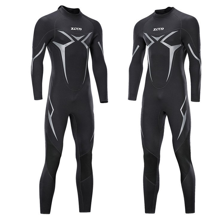 3XL ブラック ウェットスーツ フルスーツ メンズ 3mm ストレッチ 