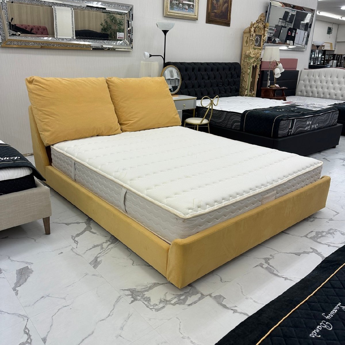アルフレックス arflex）クイーンサイズベッドフレーム ALAMANDA 05