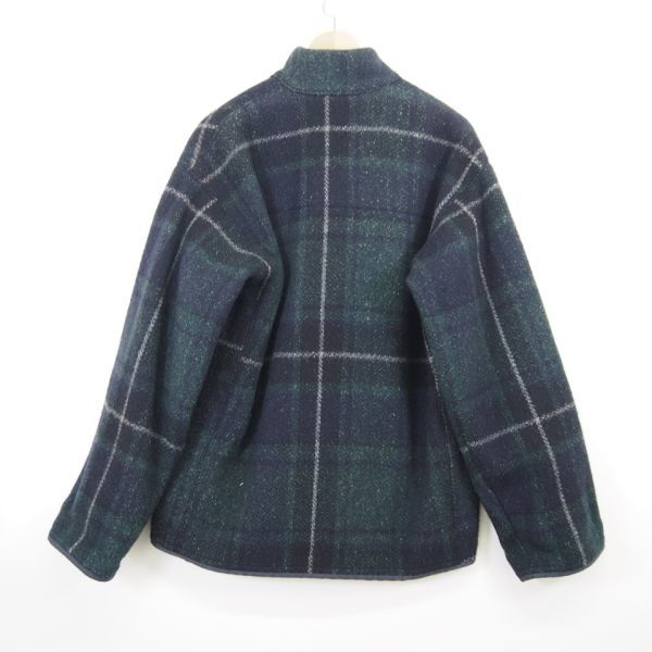 45rpm深みどりダッフルコート スタンドカラー