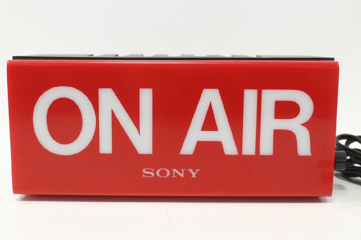 貴重 SONY ソニー サイン ランプ 動作品 ON AIR オンエアー 1980年代 