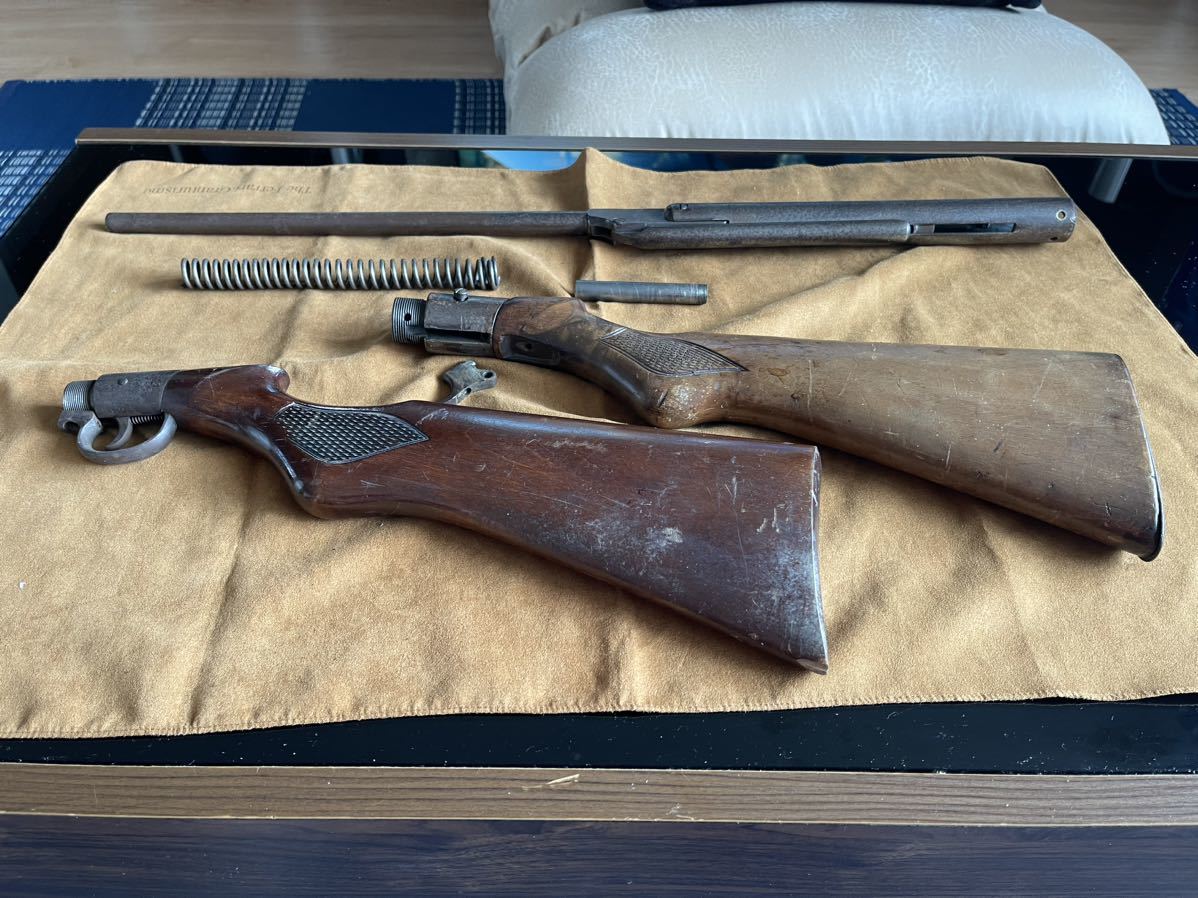 中折れ 空気銃 アンティーク 骨董品昭和レトロ 中折れ 空気銃 モデル