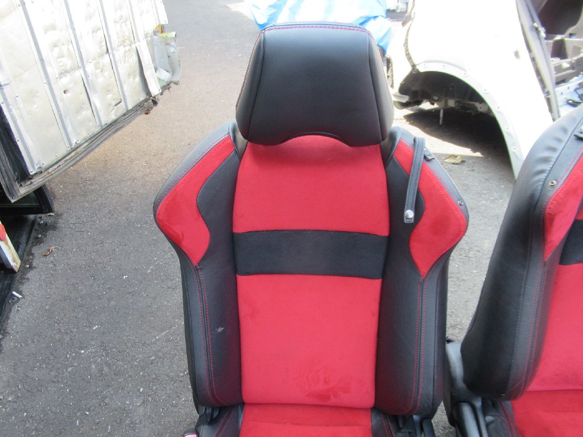 F02809-A) 86 ハチロク (ZN6) フロントシート 2脚 セット 運転席 助手 