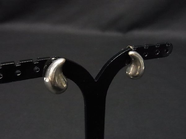 1円 TIFFANY&Co. ティファニー エルサペレッティ ティアドロップ SV925 ピアス アクセサリー レディース シルバー系 AL2852