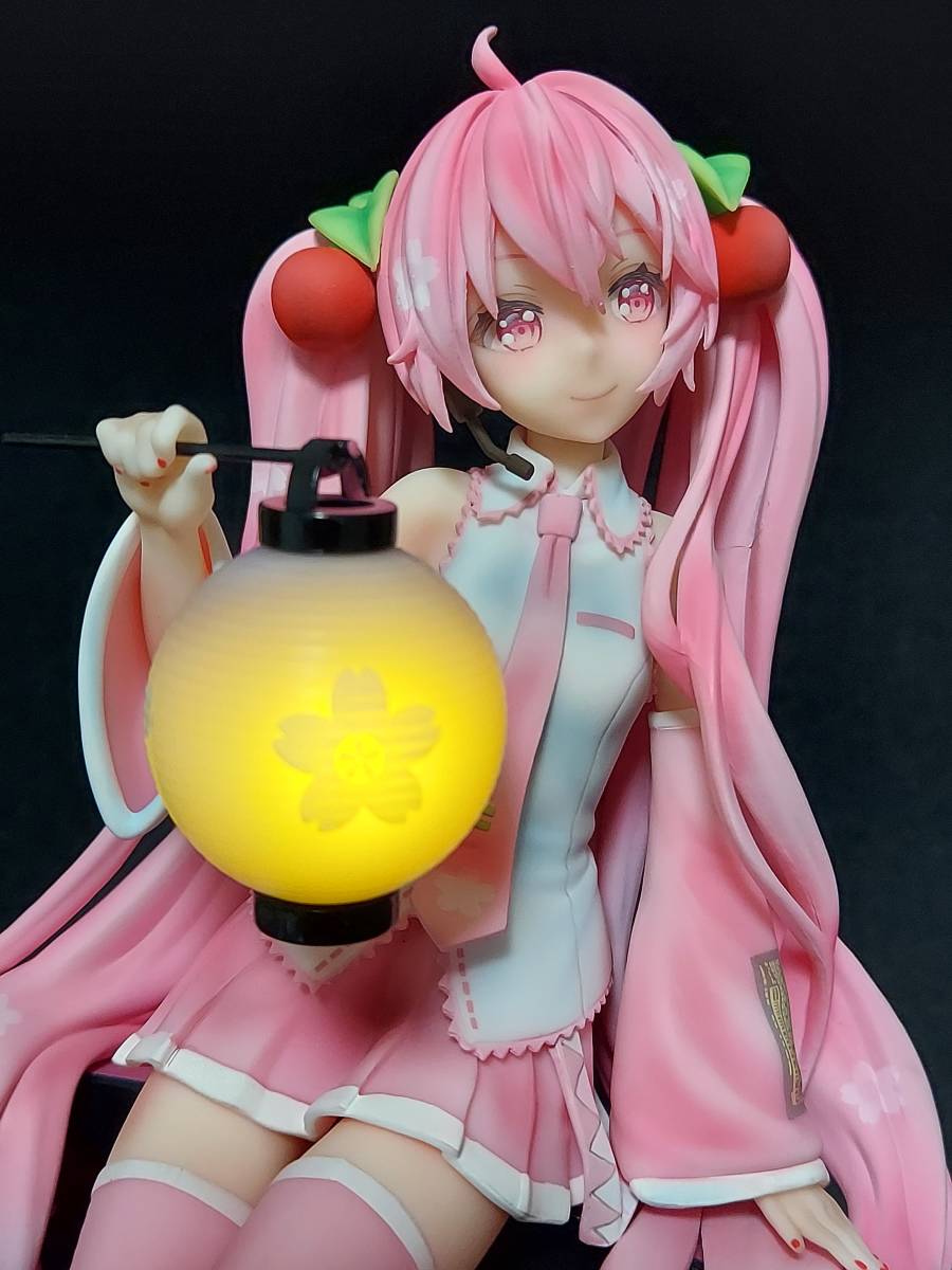 リペイント 桜 ミク AMP+ フィギュア 桜提灯 ver. SAKURA HATSUNE MIKU