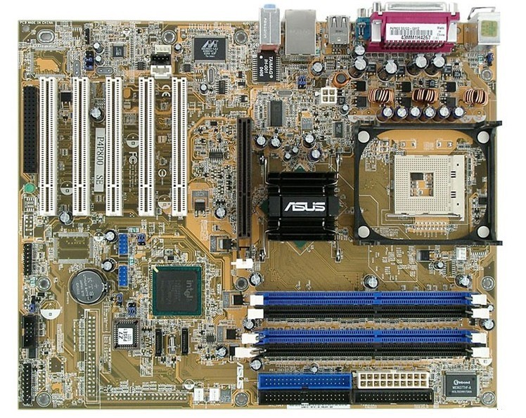 美品 ASUS P4P800 SE マザーボード INTEL 865PE Socket 478 ATX DDR