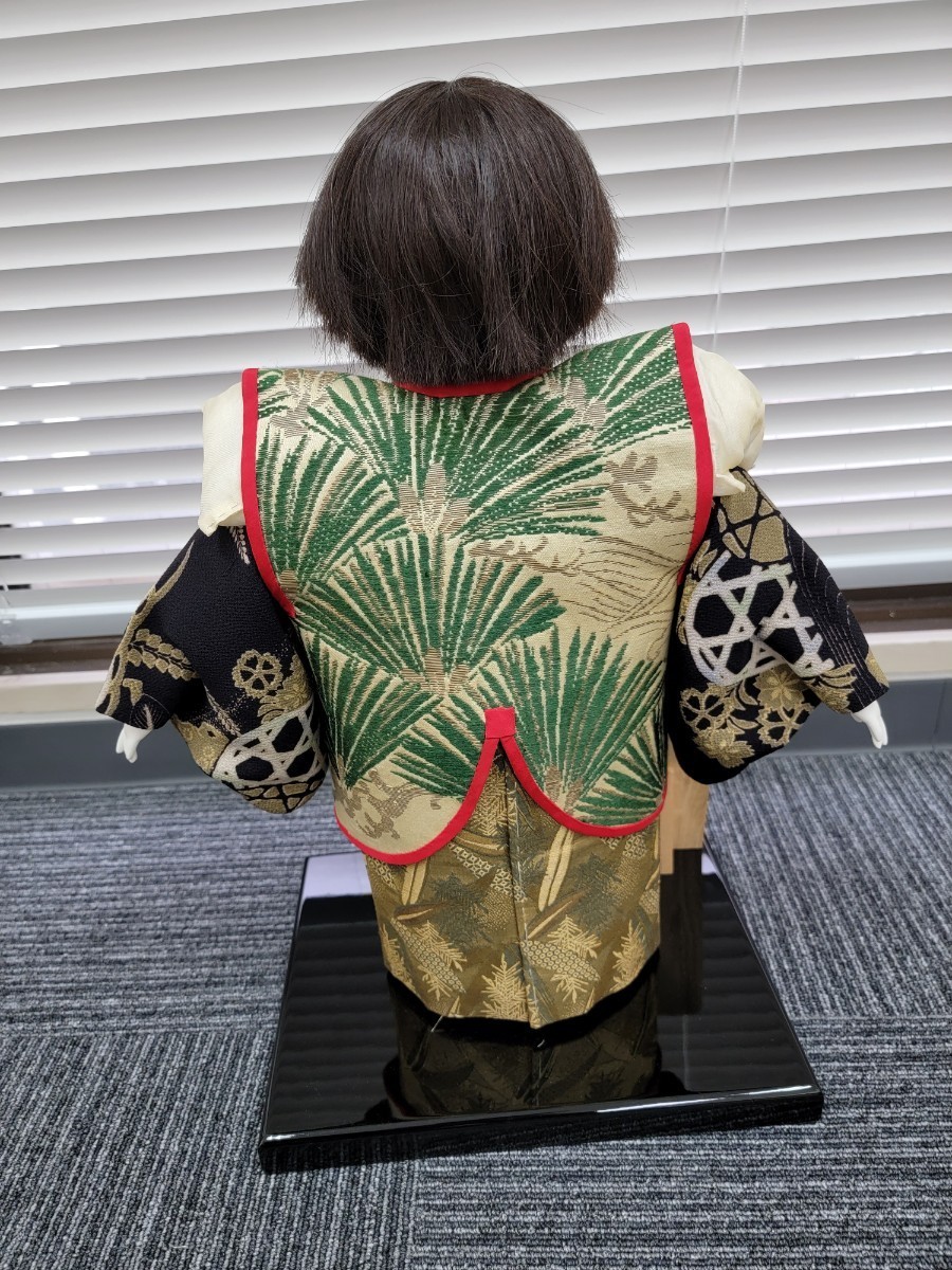 小さな市松人形　男の子　工房朋　春幸作 工房朋 森重春幸作 市松人形 日本人形 男の子(市松人形)｜売買された