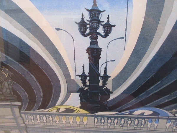 関野準一郎「旅館」木版画 直筆サイン・印章有 額縁入り 限定100点 関野準一郎「旅館」木版画 直筆サイン・印章有 額縁入り 限定100点