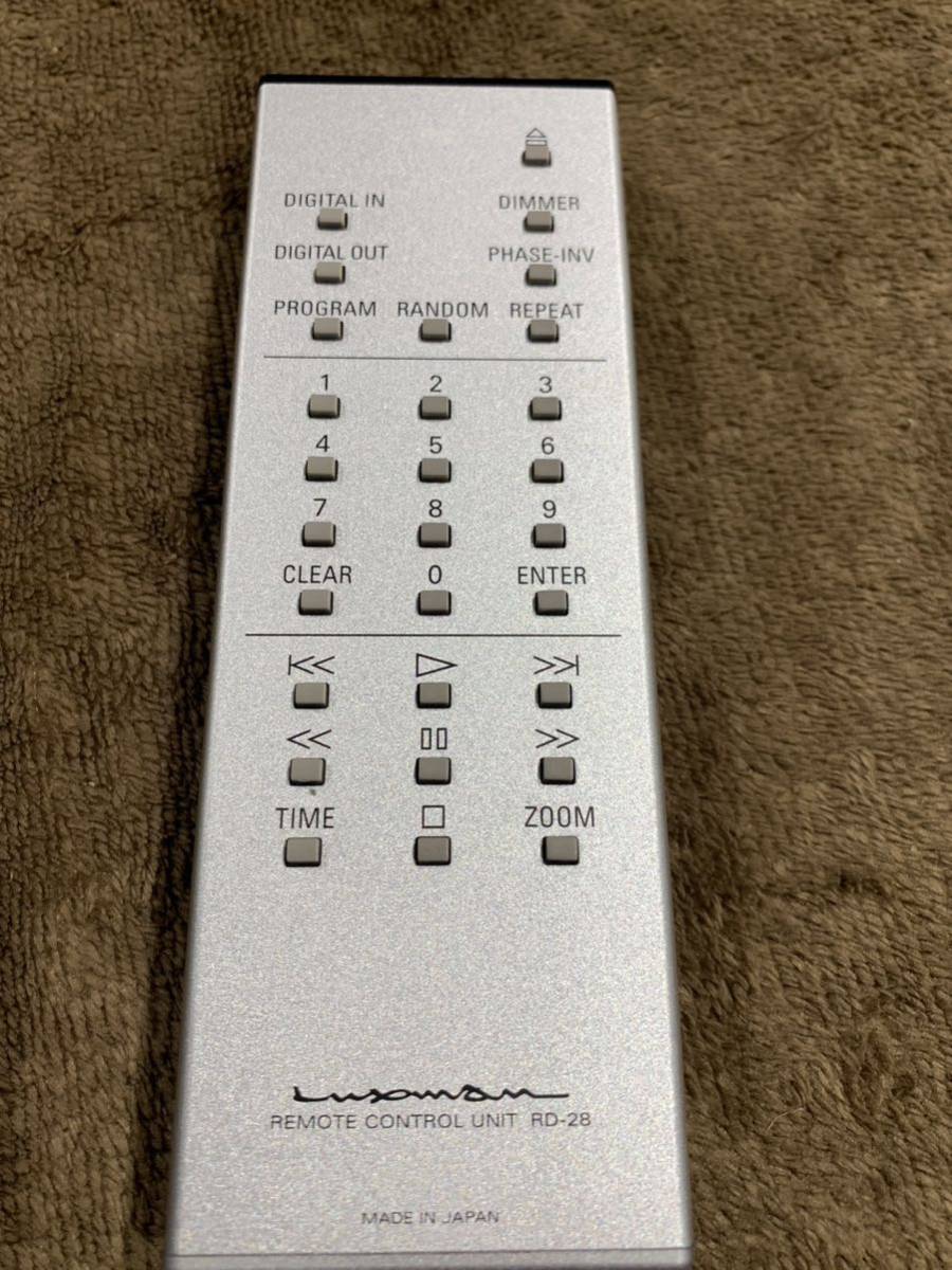 Luxman RP-28 CDプレーヤーD-03X用リモコン ラックスマン | LUXMAN