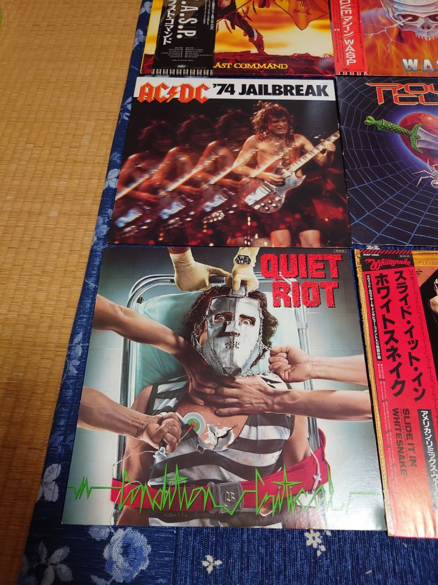 LP 洋楽 ハードロック レコード HARD ロック 9枚 ROCK 9枚セット