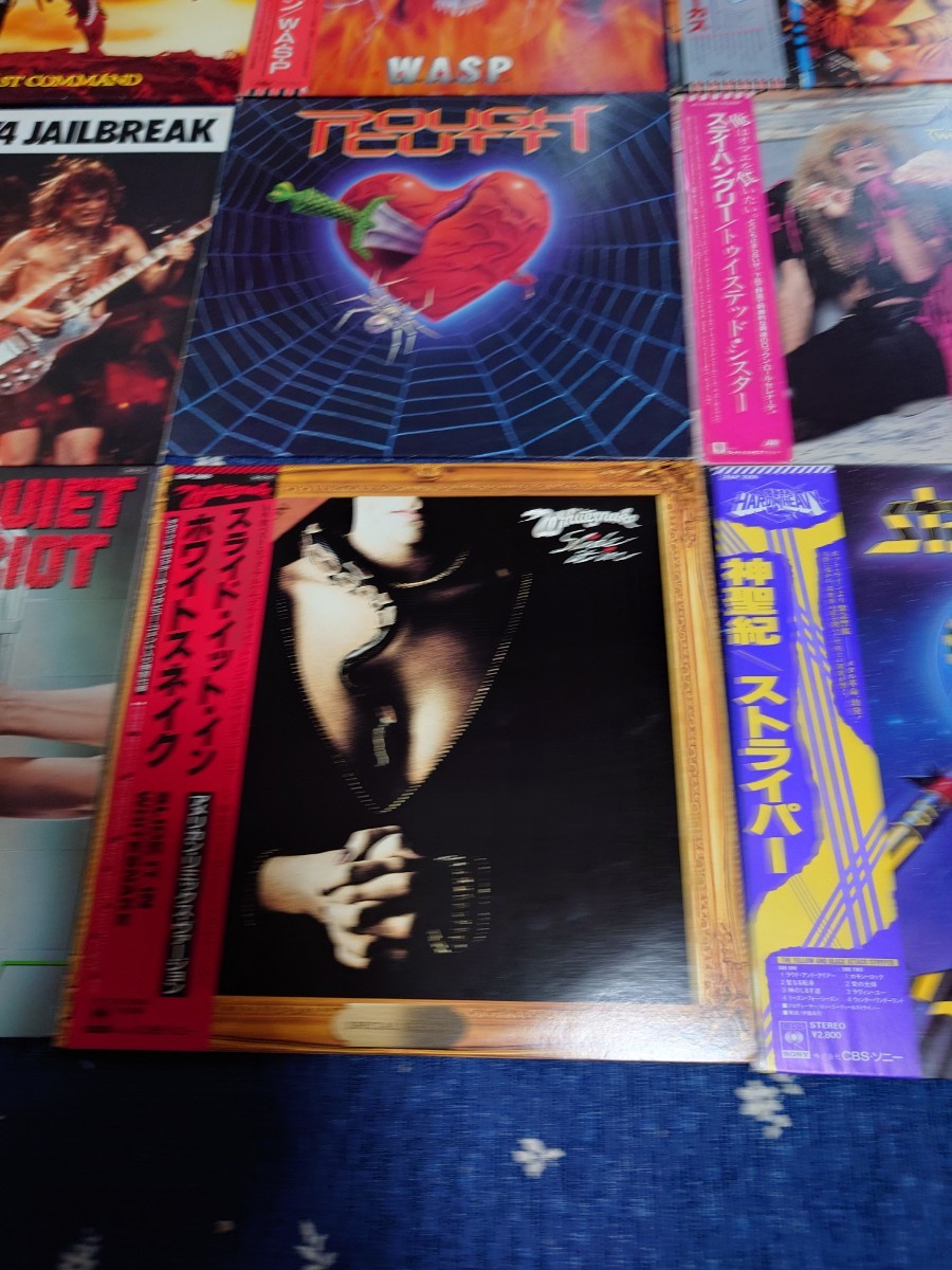 LP 洋楽 ハードロック レコード HARD ロック 9枚 ROCK 9枚セット