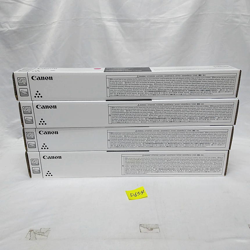 D654【新品】キャノン CANON NPG-71 トナー K/C/Y/M 4色4本セット