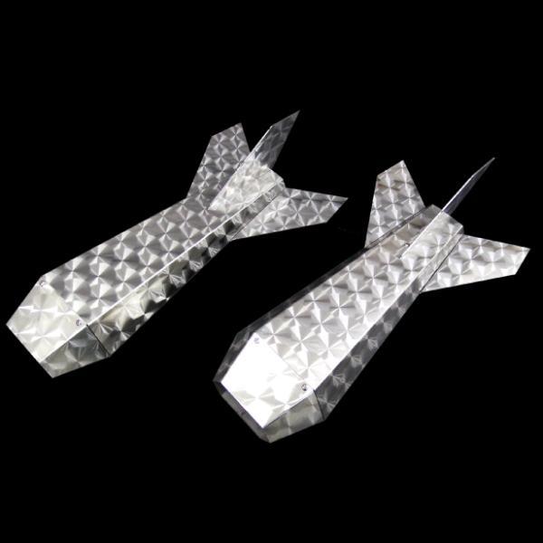 期間限定！40％オフセール♪ロケットマーカー キャブロケット ナマズマーカー RM500 ウロコ柄 左右２本セット 【RQRM26】