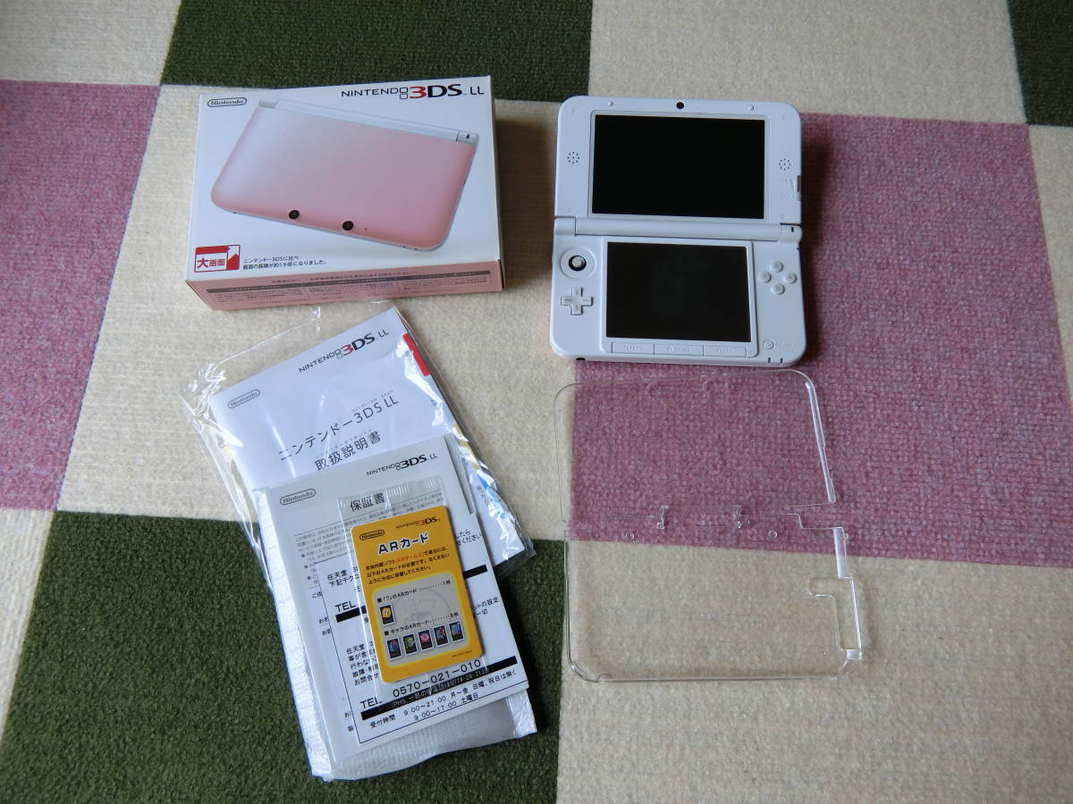 人気SALE，大得価 ニンテンドー 3DS LL 本体 ピンク&times;ホワイト(ニンテンドー3DS LL本体)｜売買されたオークション情報、yahooの商品情報をアーカイブ公開 - オークファン ニンテンドー3DS LL本体