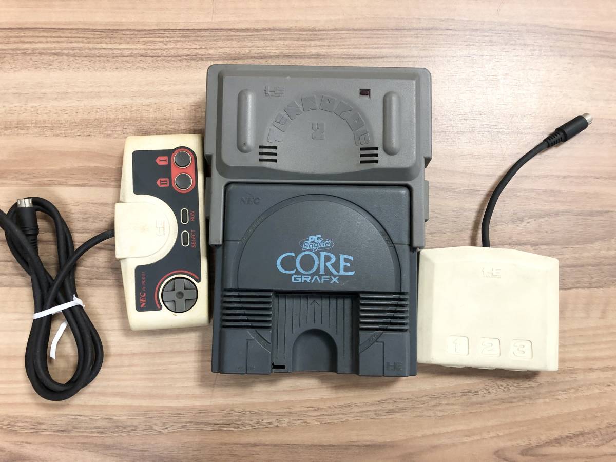 ☆ジャンク、コントローラー、ジョイタップ3付き☆NEC PI-T63 PCEngine CoreGrafx PCエンジン コアグラフィックス 
