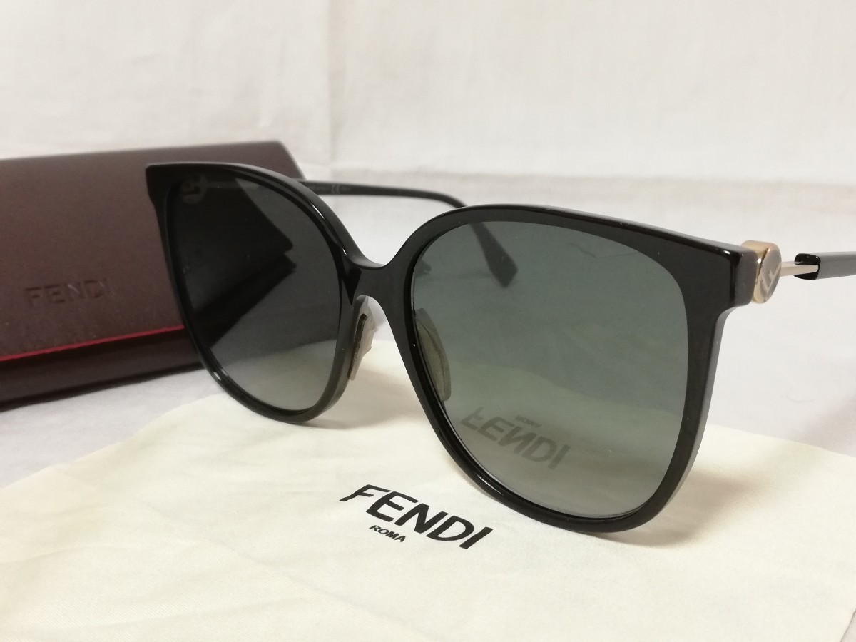 FENDI フェンディ サングラス エフイズ ロゴ ブラック 黒 FF0374 FENDI