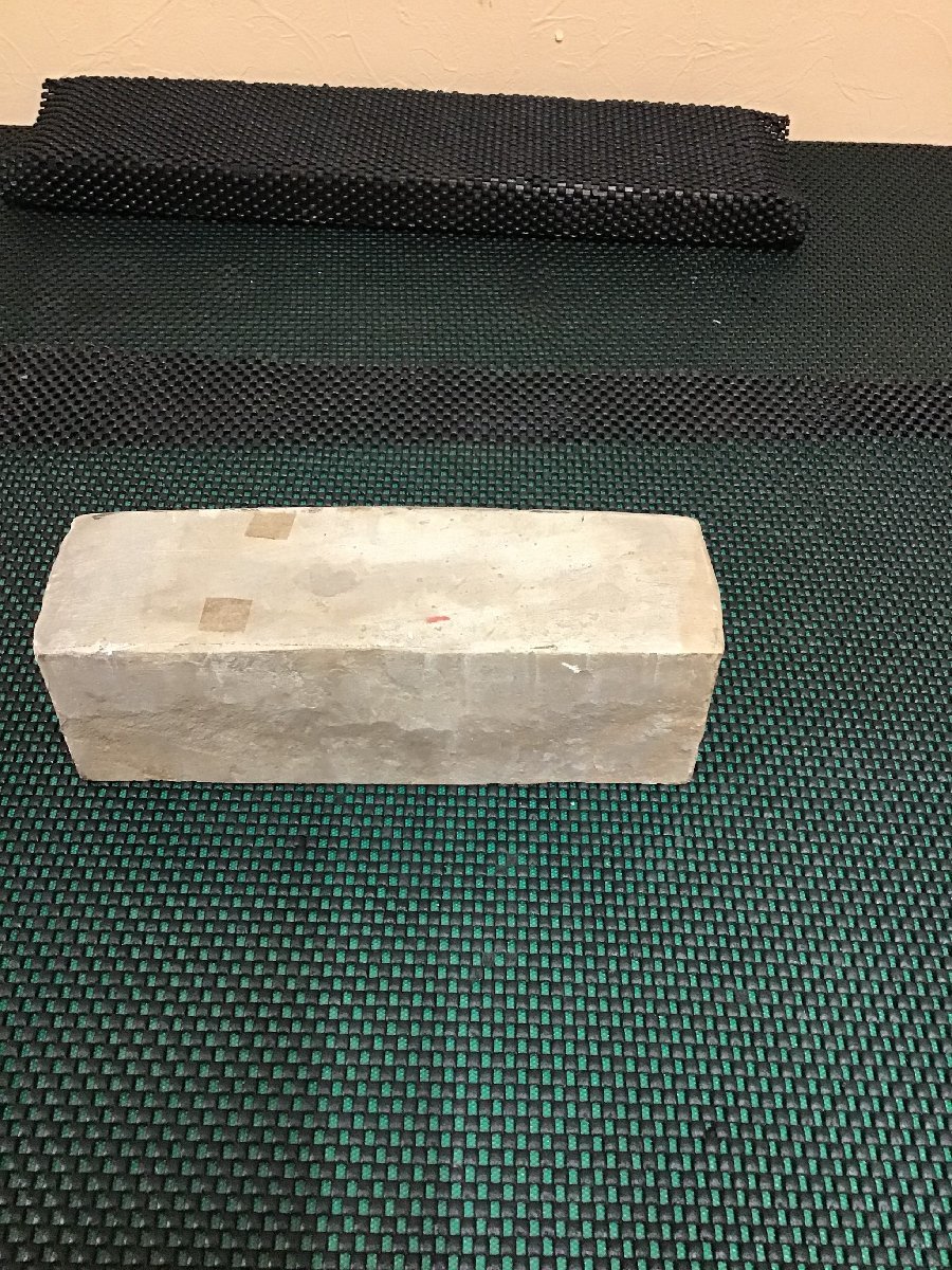 【中古品】【美品】▼砥石 天然砥石　無銘　茶褐色