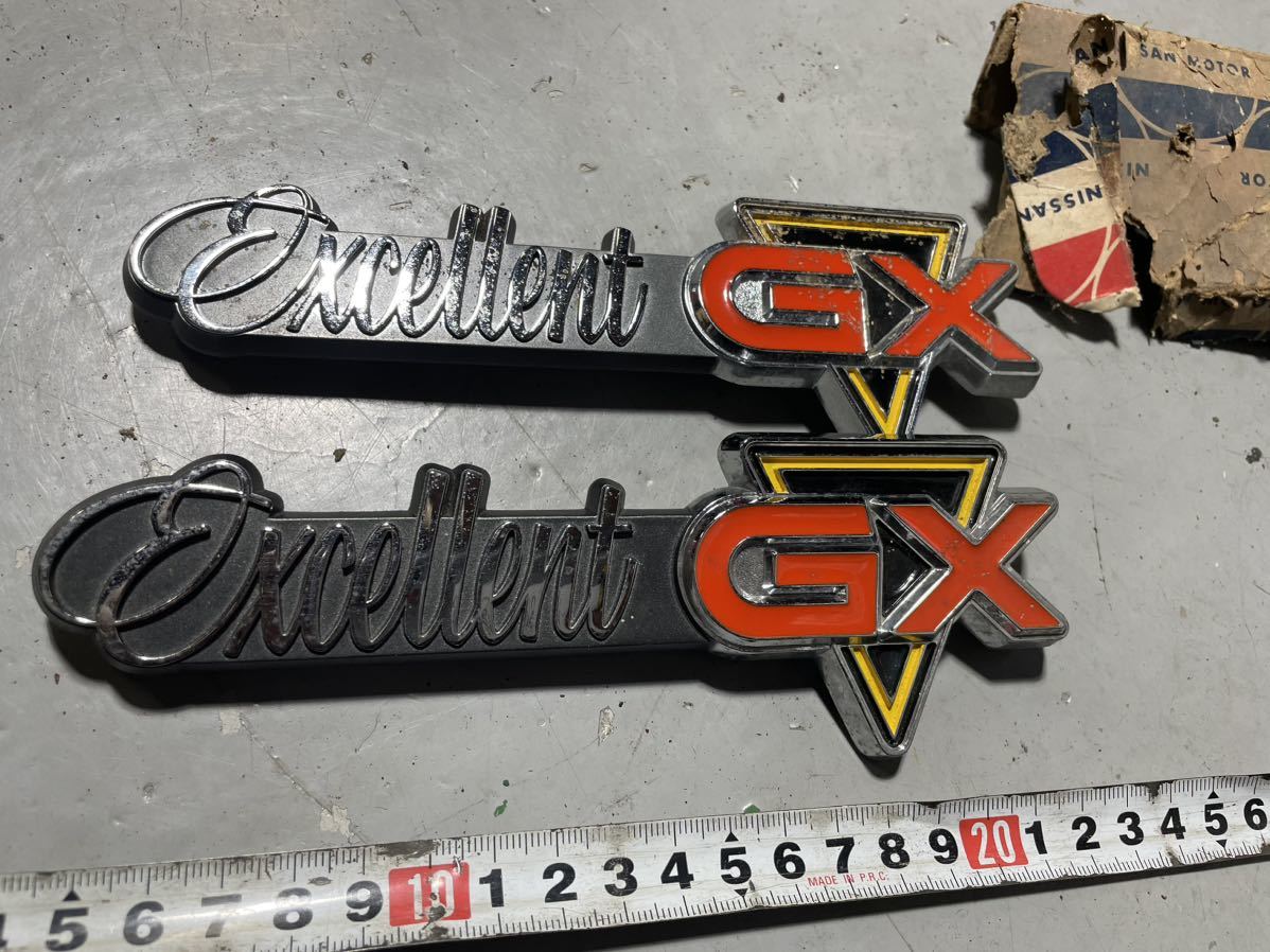 当時物 エンブレム ダットサンサニーエクセレントGX