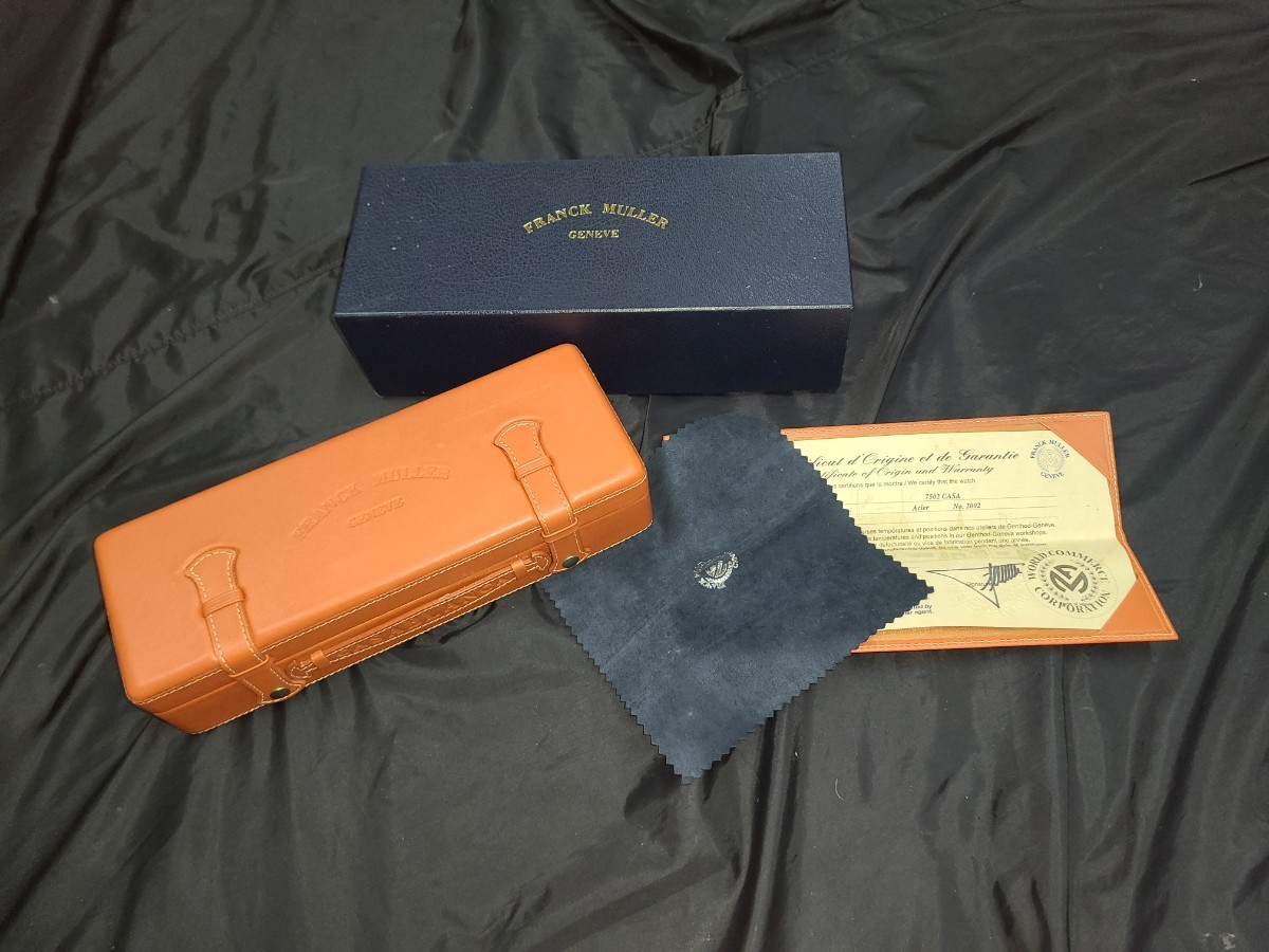 フランク □本物FRANCK MULLER時計用BOX＆ギャラ一式□フランク