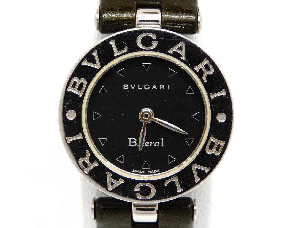 1円 ry BVLGARI ブルガリ ビーゼロワン レディース QZ クオーツ 腕時計 BZ22S【時計】【中古】