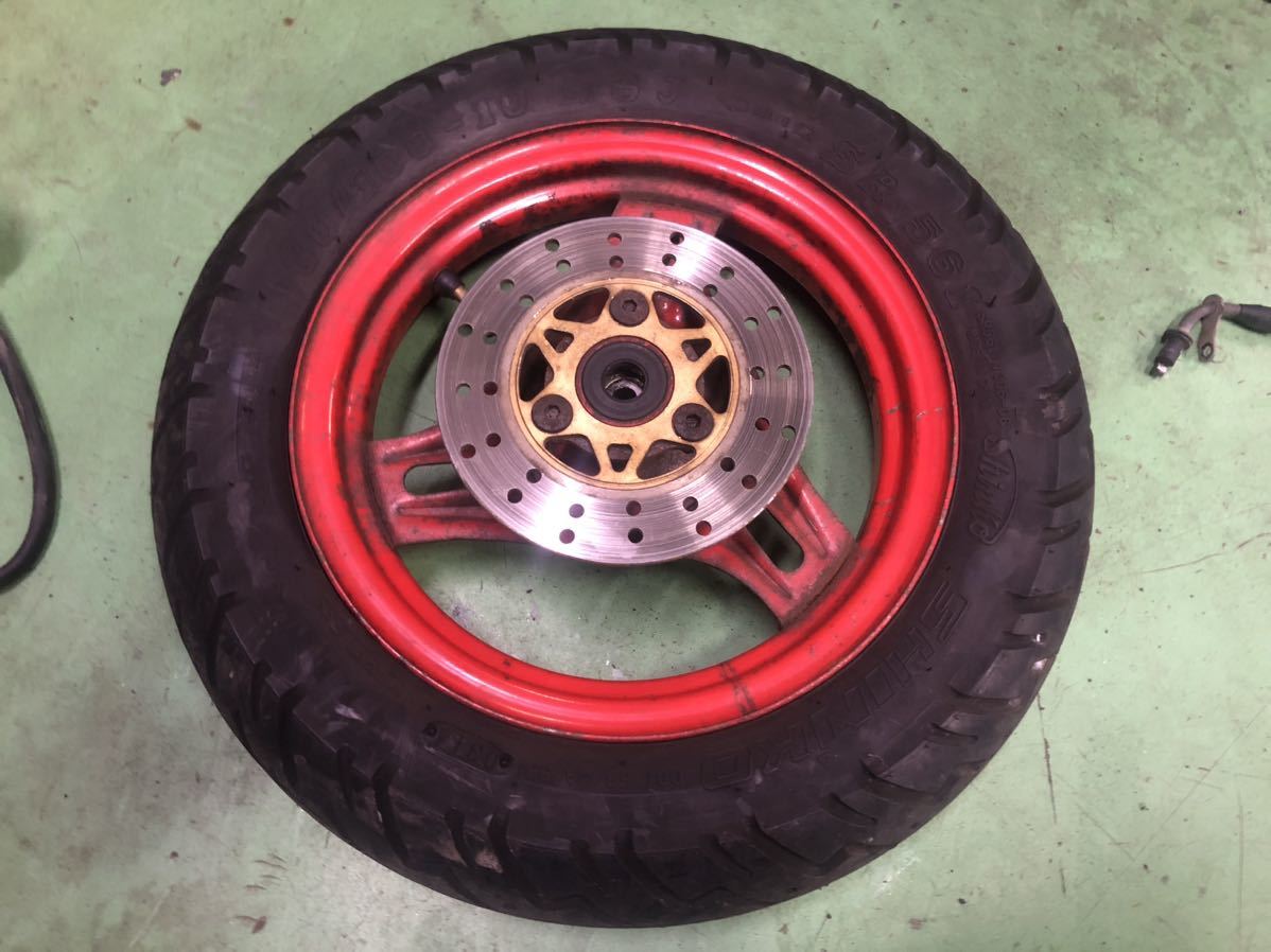 チャンプrs フロントホイール ジョグ2ja ヤマハ チャンプ RS フロント ホイール ディスク 2NA ジョグ ペリカン
