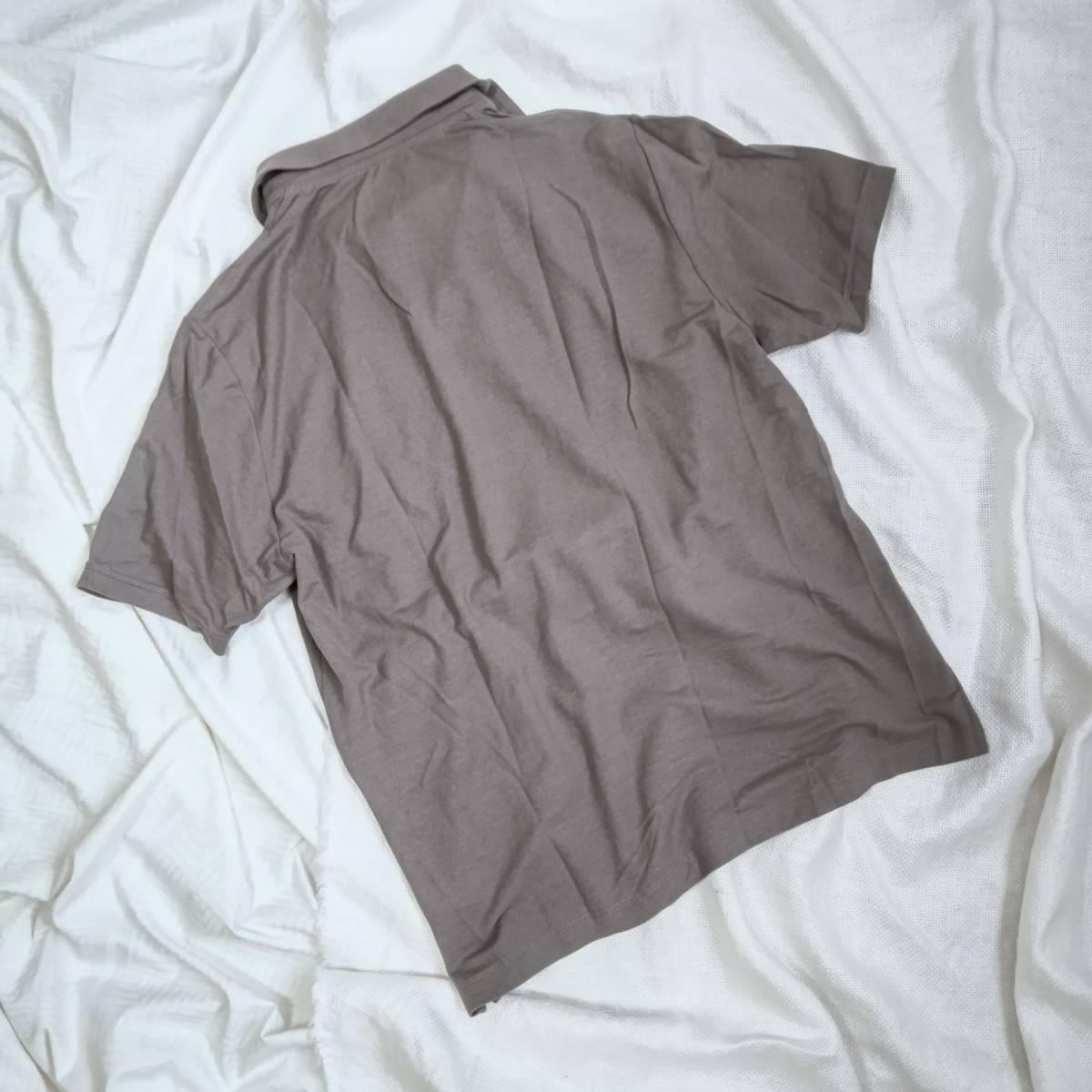 ザノーネZANONEアイスコットンスキッパーポロシャツカットソー46