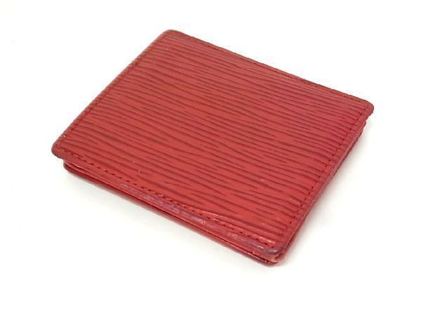 美品　ルイヴィトン　新型パース　小銭入れ　エピ　ラウンドファスナー　赤 1円 LOUIS VUITTON ルイヴィトン 1円 LOUIS VUITTON ルイヴィトン