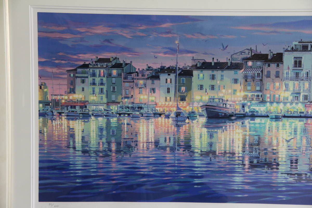 笹倉鉄平「サントロペ」シルクスクリーン