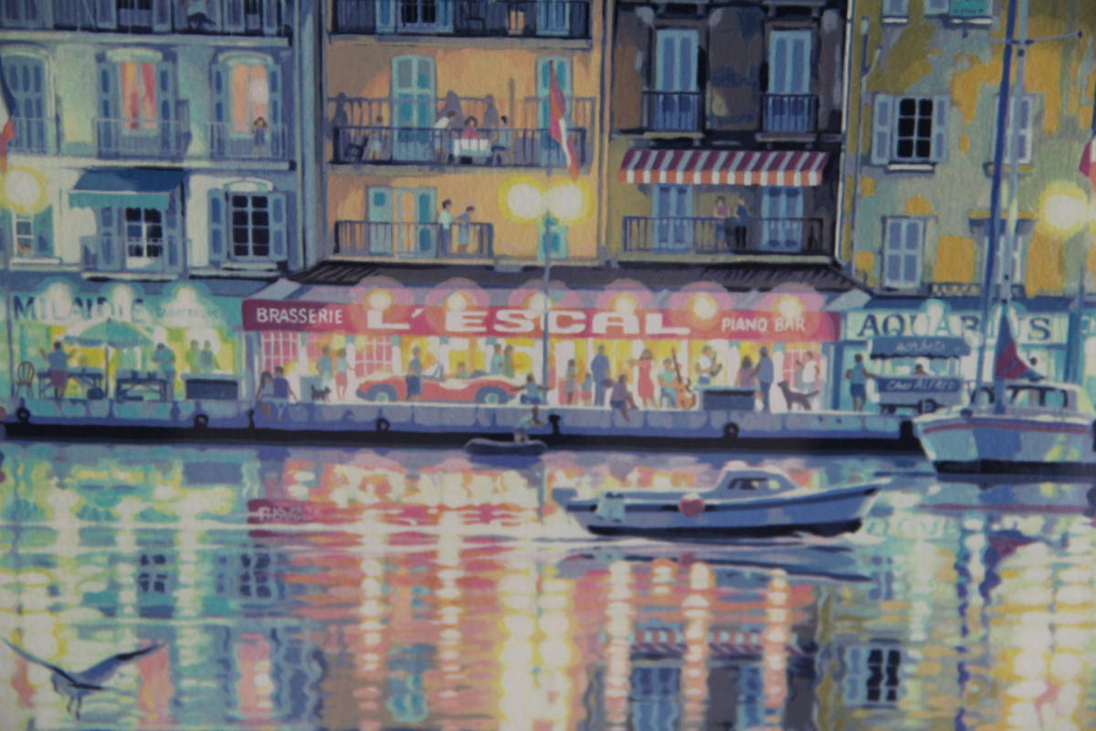 値下げ！笹倉鉄平「サントロペ」シルクスクリーン 値下げ！笹倉鉄平「サントロペ」シルクスクリーン - メルカリ