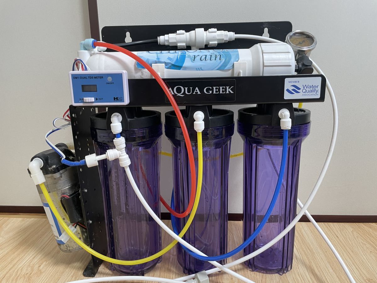 AQUA GEEK クロノスレインRO浄水器 #加圧ポンプセット 【公式通販】 AQUA GEEK クロノスレインRO浄水器 #加圧ポンプセット 【公式通販】
