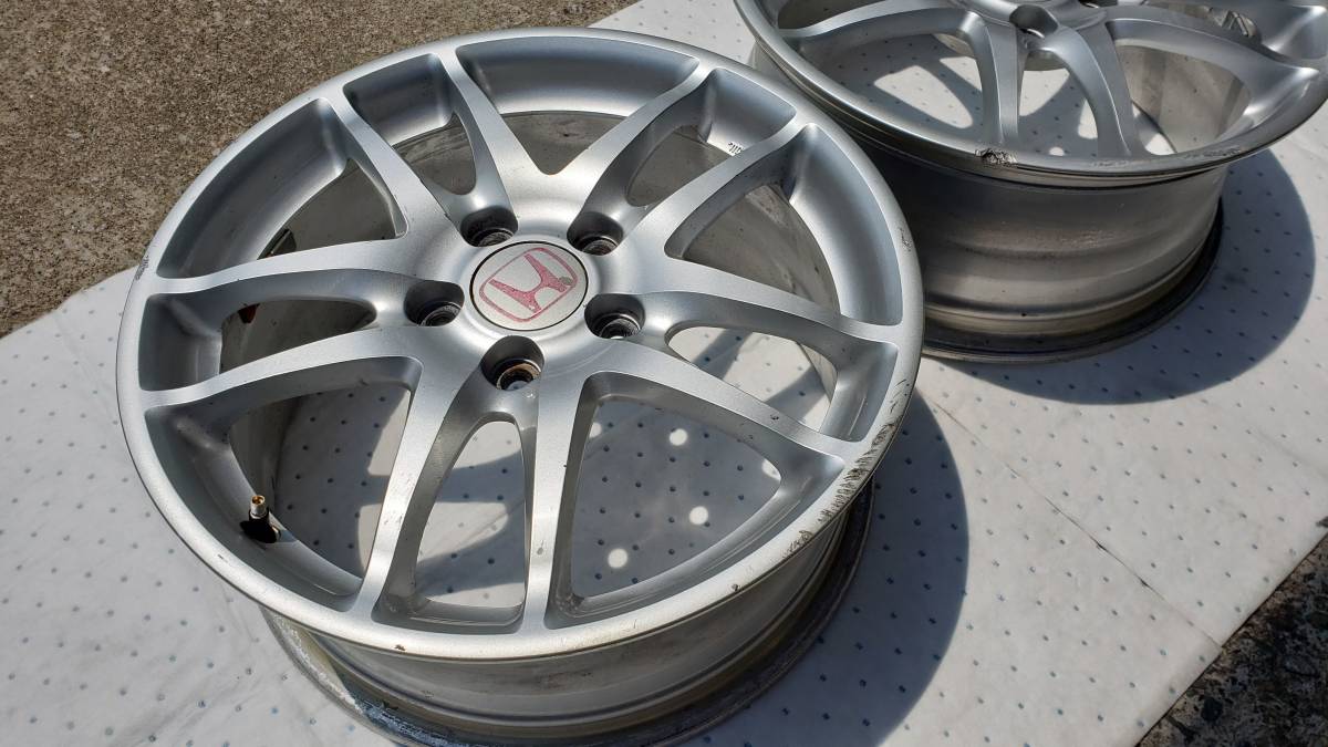 1円売切スタート】ホンダ)インテグラ TYPE-R(DC5型)用 純正ホイール 7J