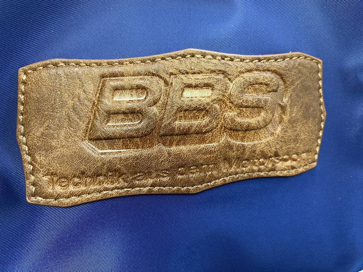 非売品 BBS トートバッグ 青 バッグ ショルダー用革紐付き 開封のみの 