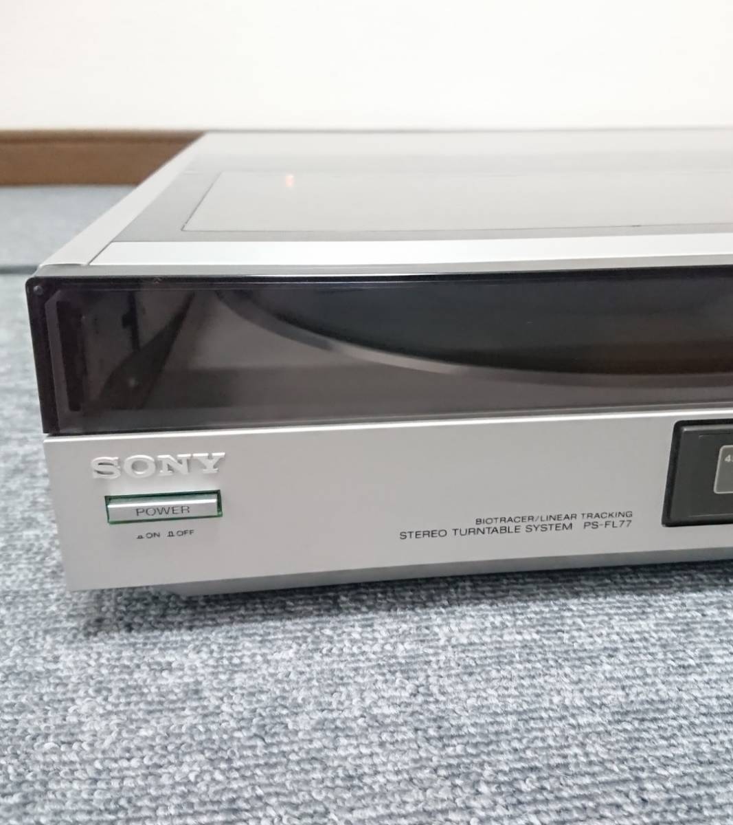SONY ソニー PS-FL77 レコードプレーヤー 音出し動作確認済み 現状