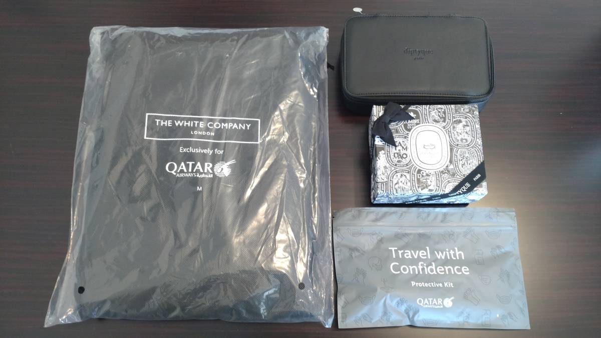 カタール航空 ビジネスクラス アメニティ DIPTYQUE #1