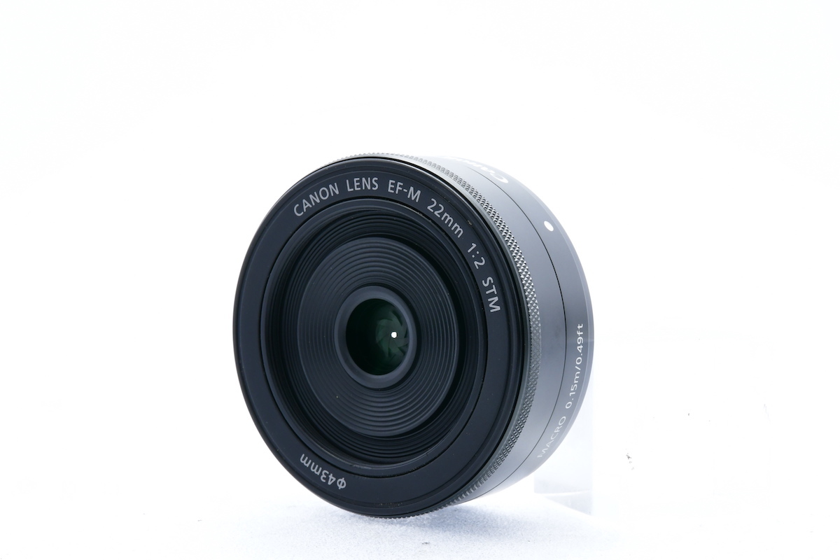 CANON LENS EF-M 22mm 1:2 STM 単焦点レンズ キヤノン広角レンズ EF-M22mm