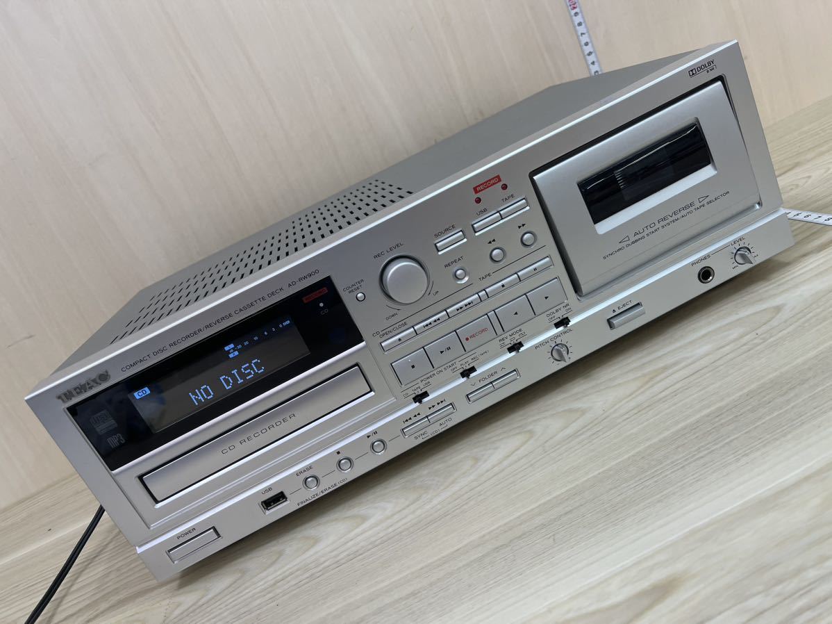 映像機器 TEAC RW-D280 CDプレーヤー CDレコーダー ダブルデッキ